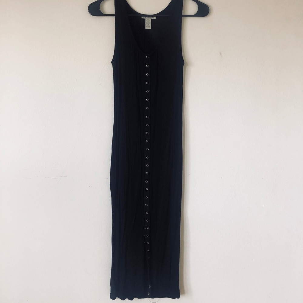 long bodycon full snap dress